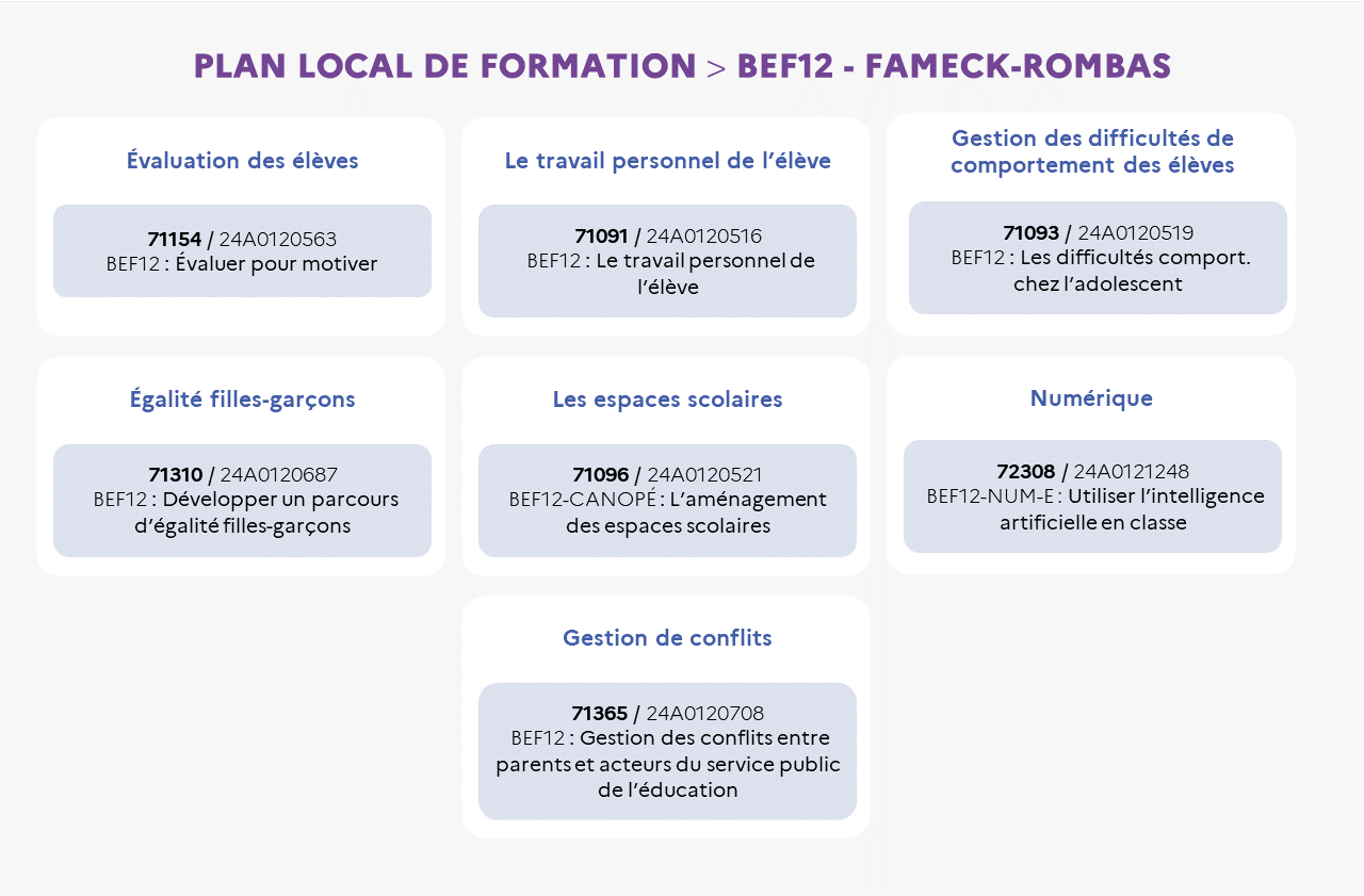 EAFC - Infographie du BEF12